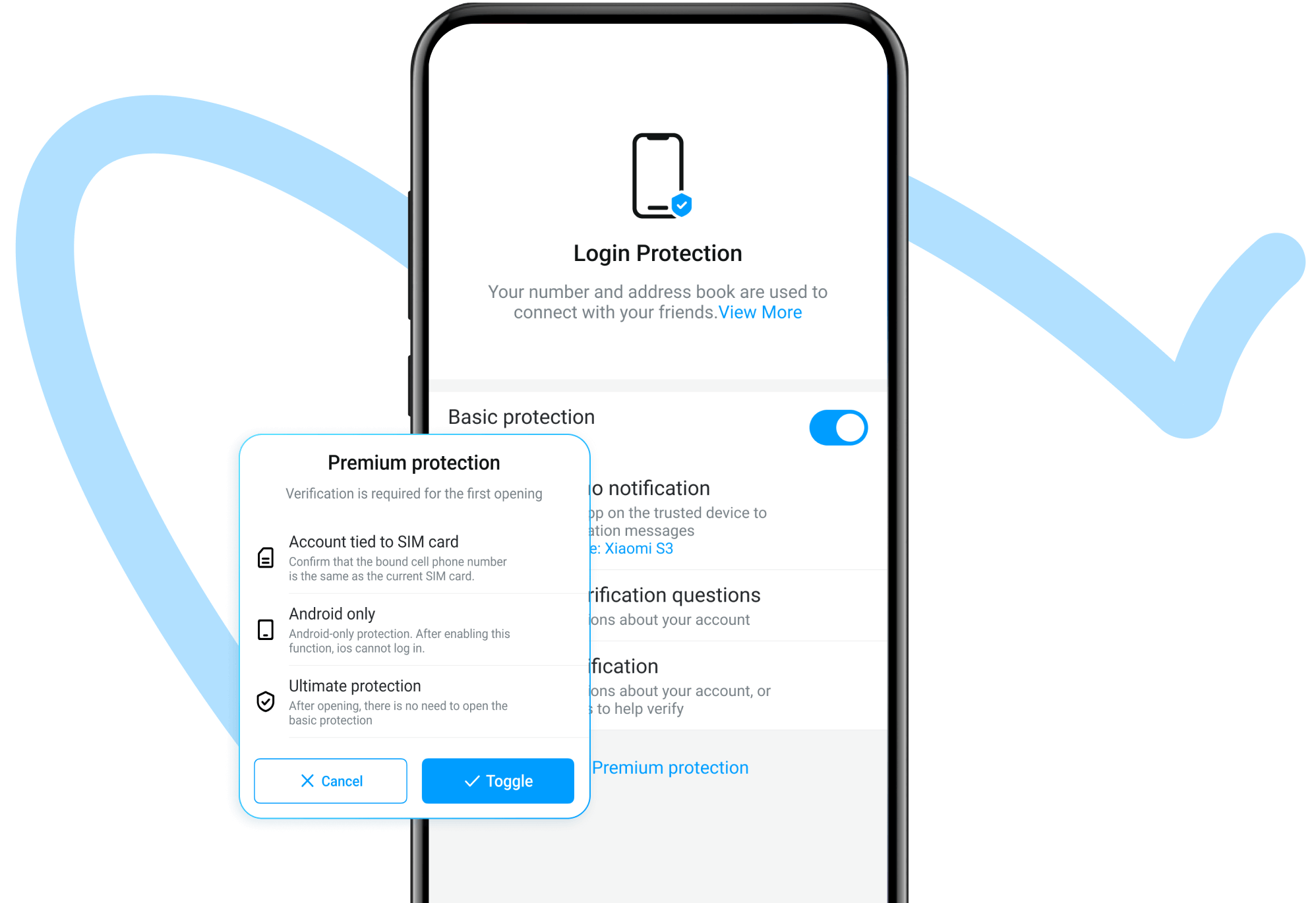 More layers between your account and risk